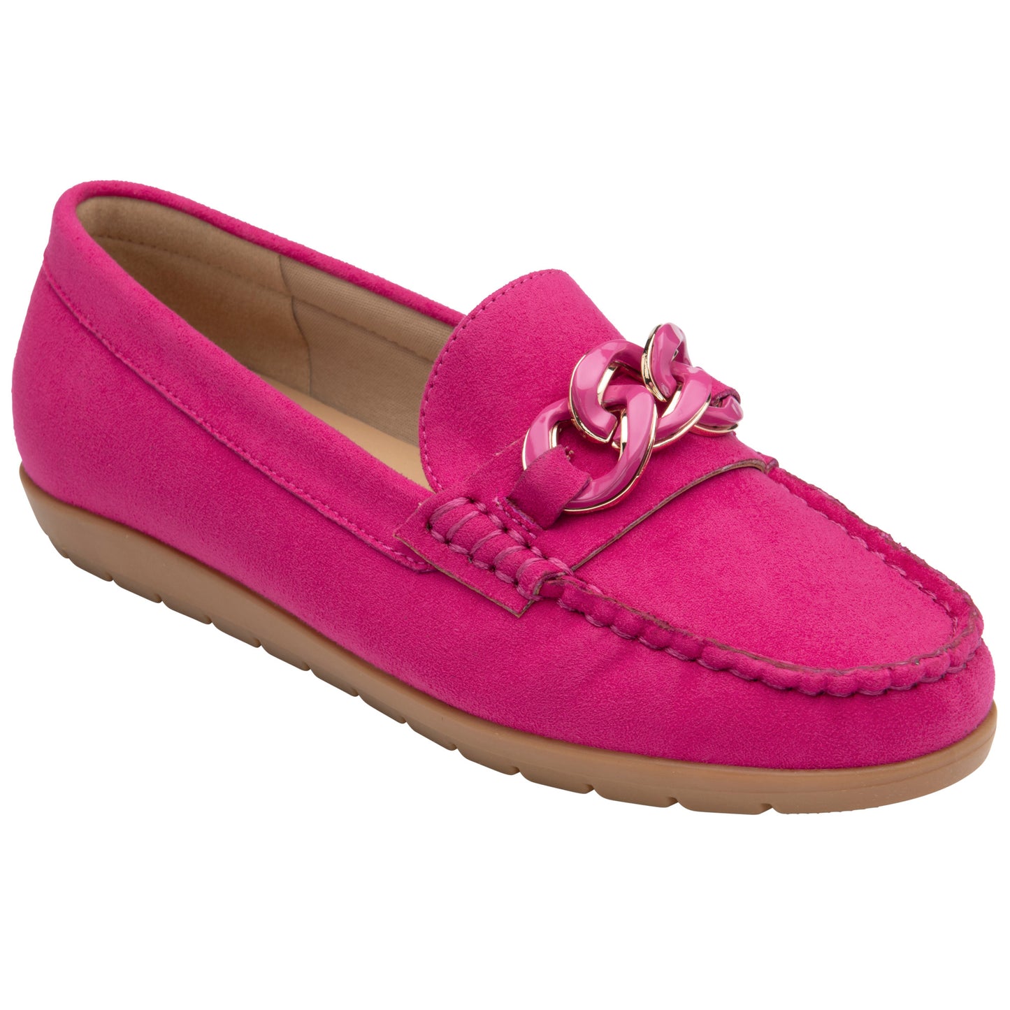 Lotus Coma Pink Loafers