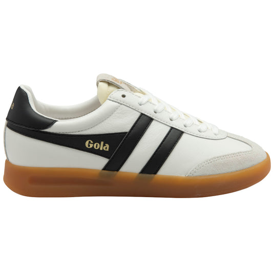 Gola Cyclone Leather White/Black/Gum Trainers