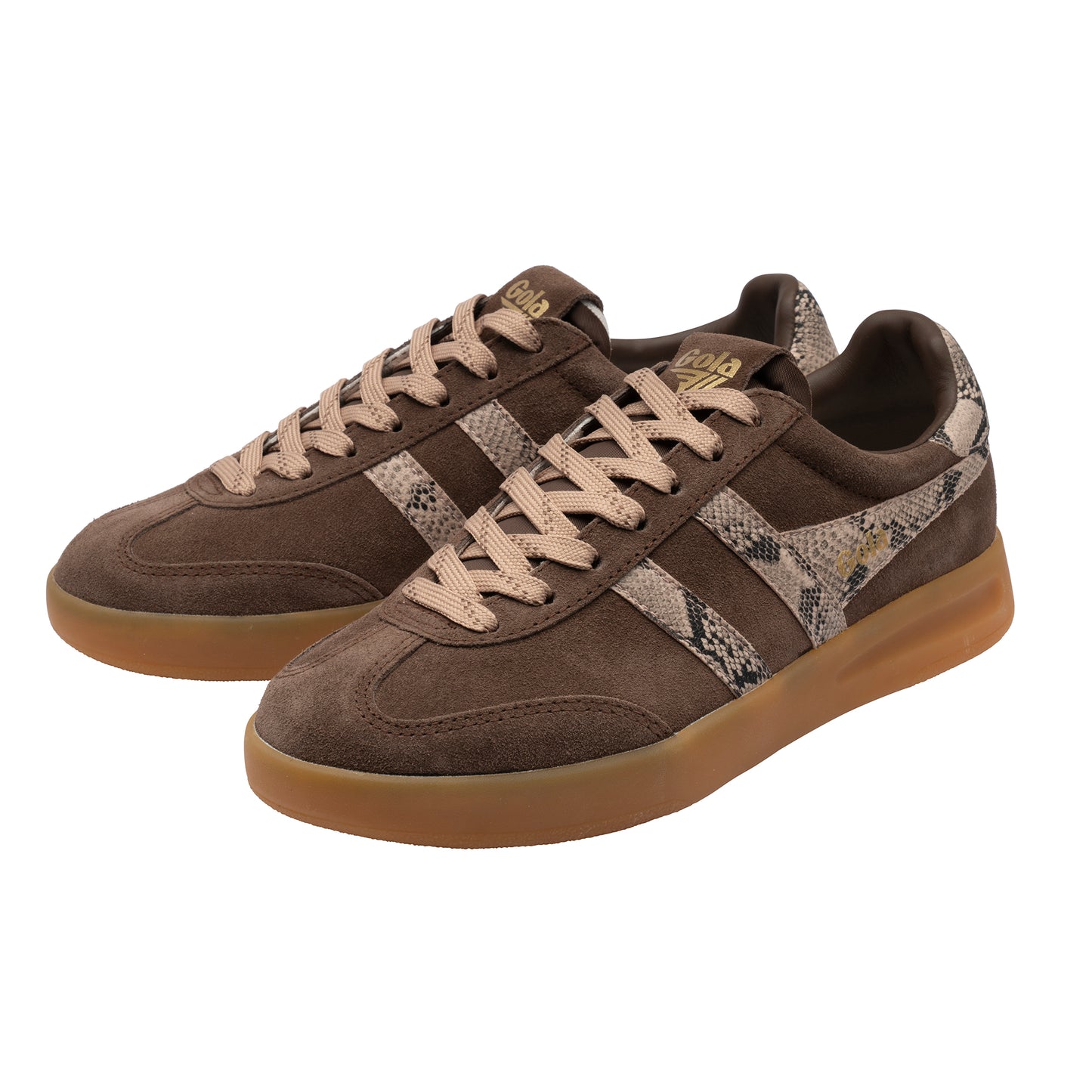 Gola Cyclone Snake Root/Cameo/Gum Trainers
