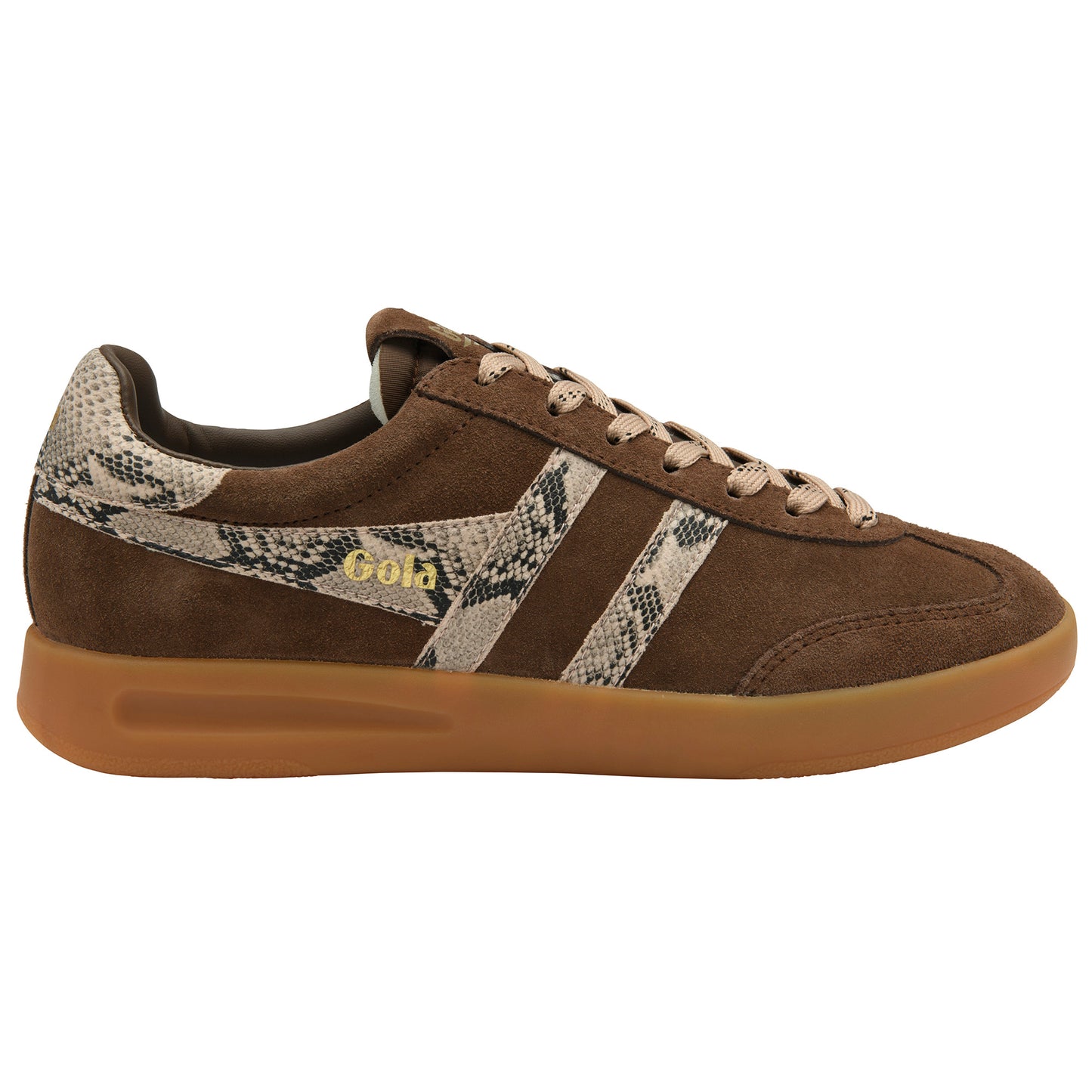 Gola Cyclone Snake Root/Cameo/Gum Trainers