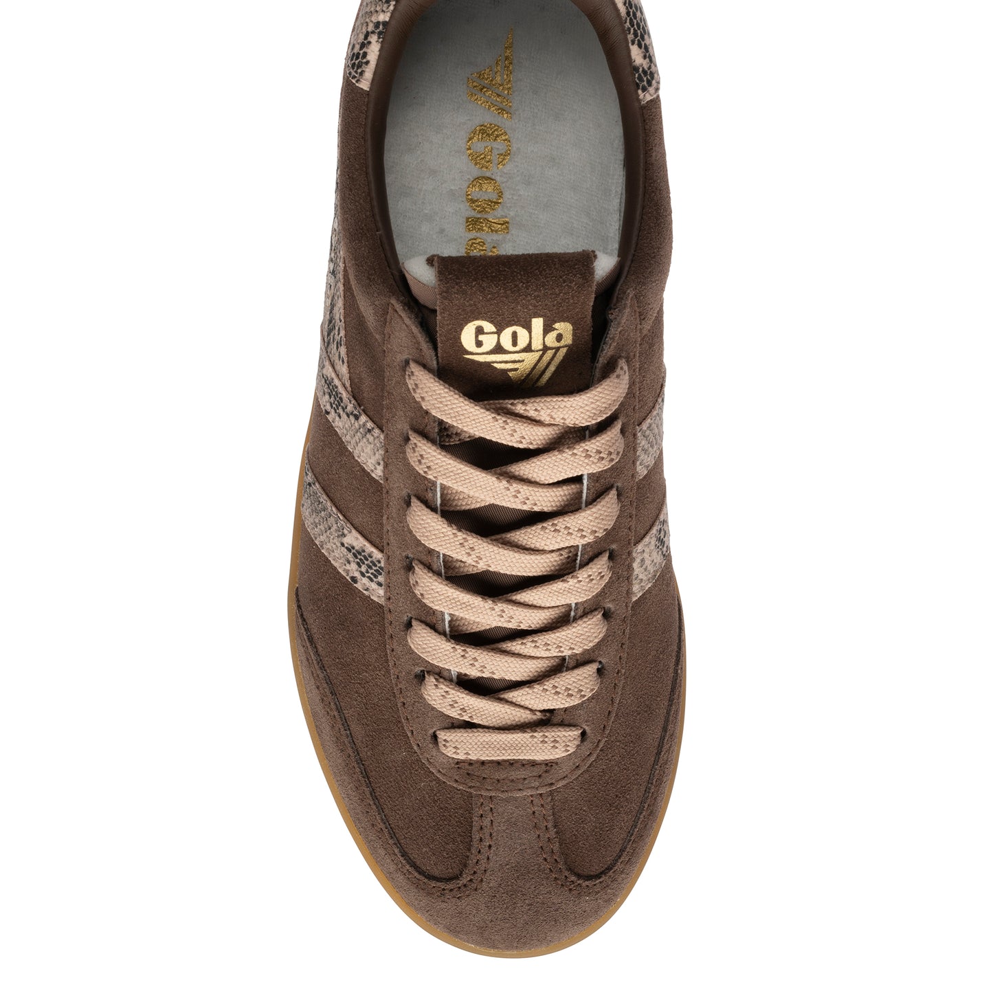 Gola Cyclone Snake Root/Cameo/Gum Trainers