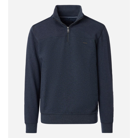 Casa Moda 454476500 135 Blue Half Zip Sweater