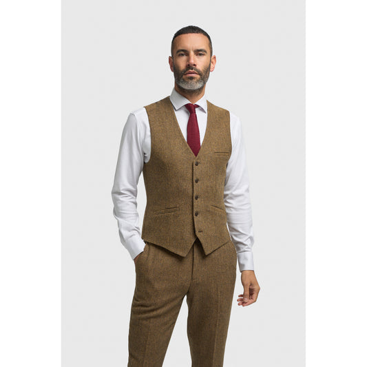 Cavani Thomas Brown Waistcoat