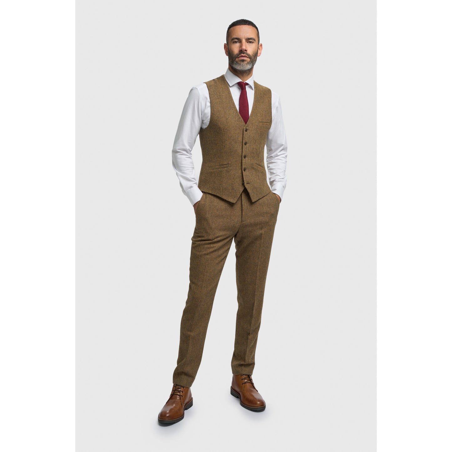 Cavani Thomas Brown Waistcoat
