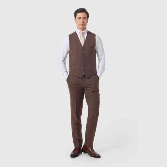 Cavani Thomas Mahogany Waistcoat