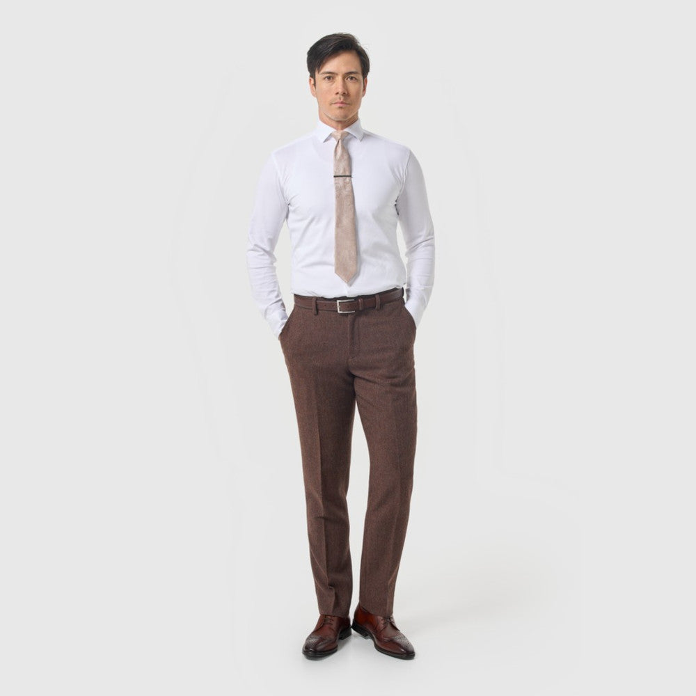 Cavani Thomas Mahogany Trouser