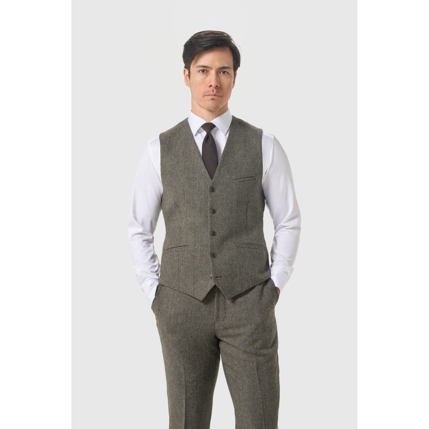 Cavani Thomas Sage Waistcoat