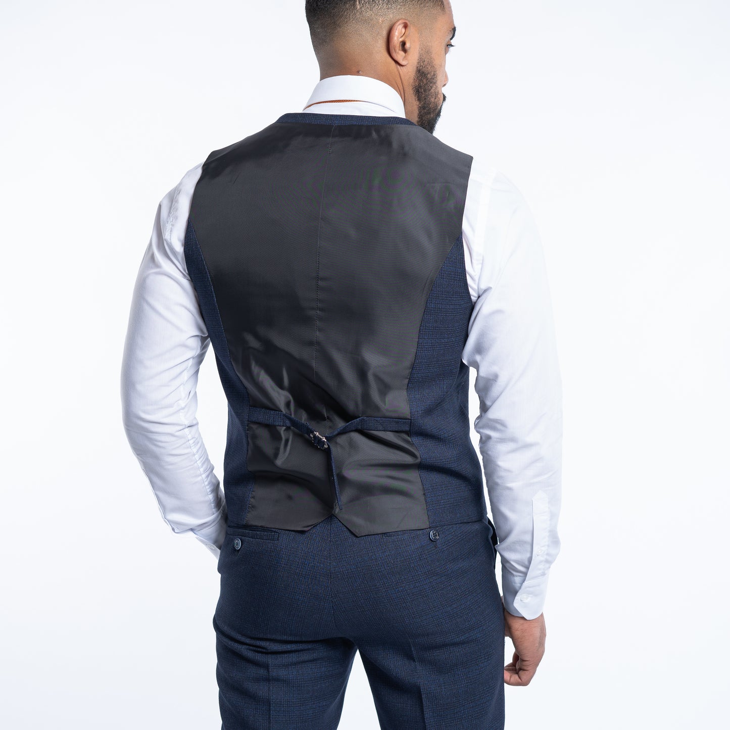 Cavani Caridi Navy Waistcoat