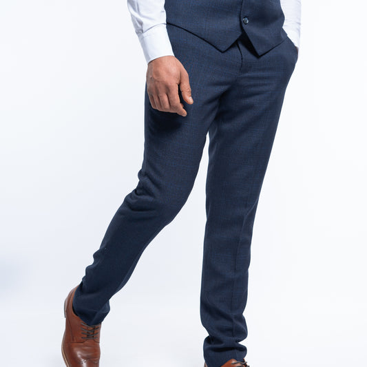 Cavani Caridi Navy Trousers