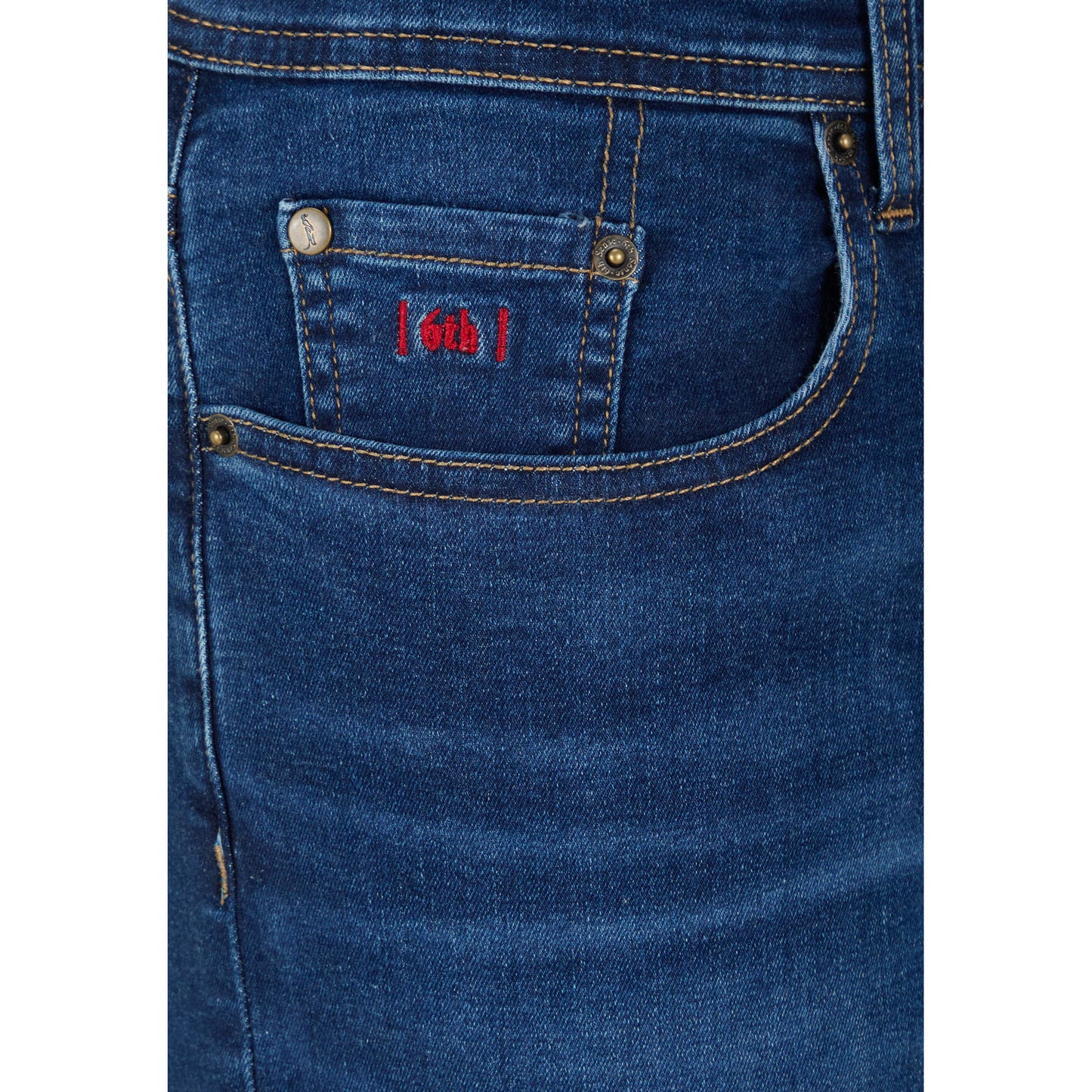 6th Sense Colorado Admiral Blue Relaxed Fit Jeans