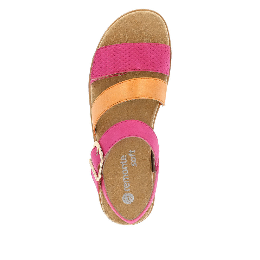 Remonte D0Q55-31 Magenta/Orange Sandals
