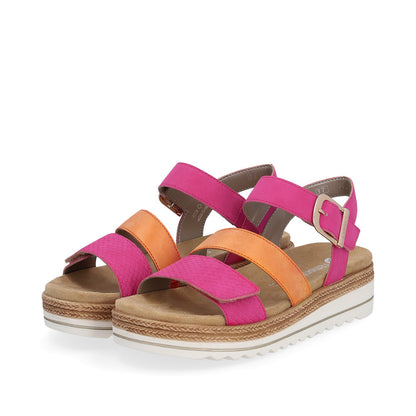 Remonte D0Q55-31 Magenta/Orange Sandals