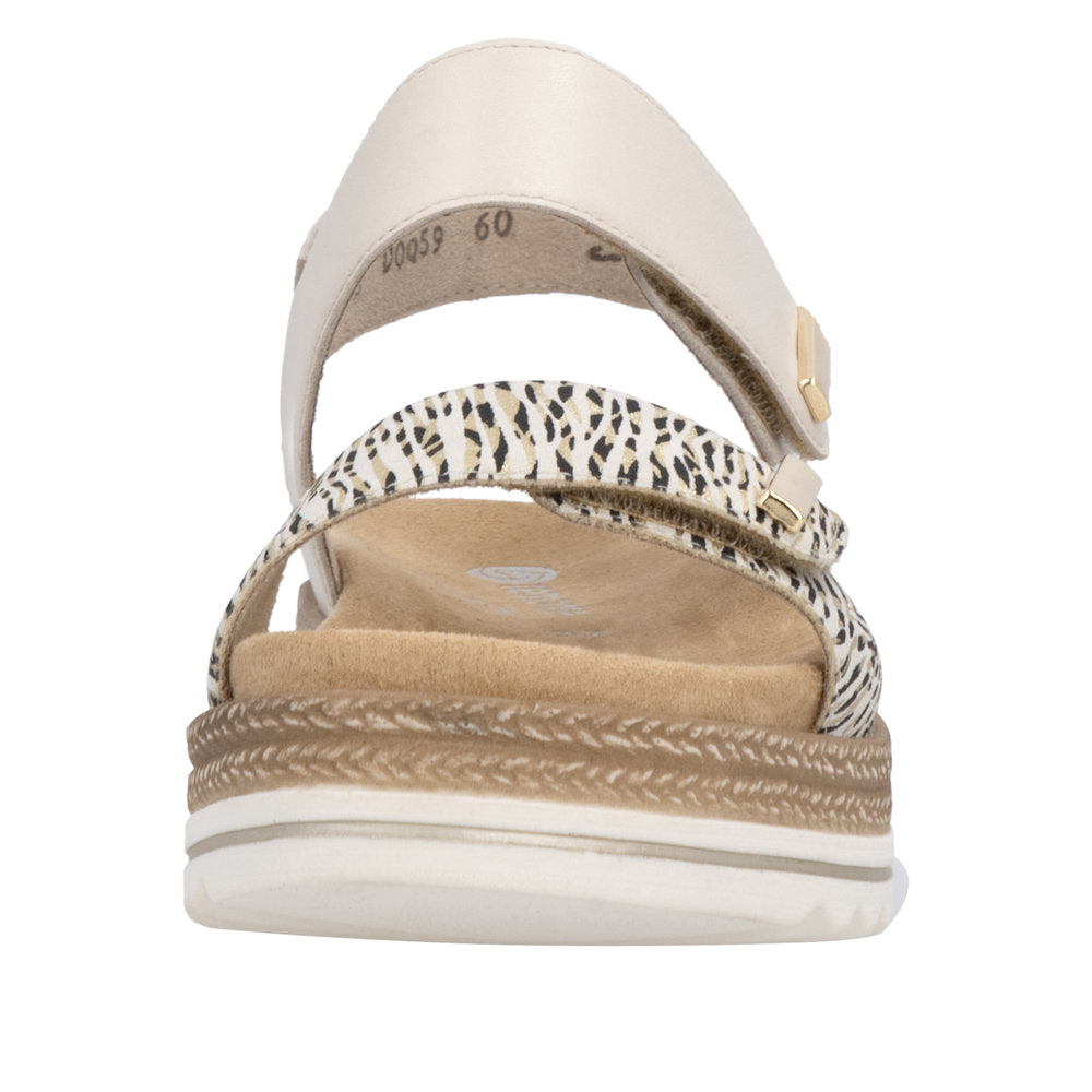 Remonte D0Q59-60 Beige Gold Sandals