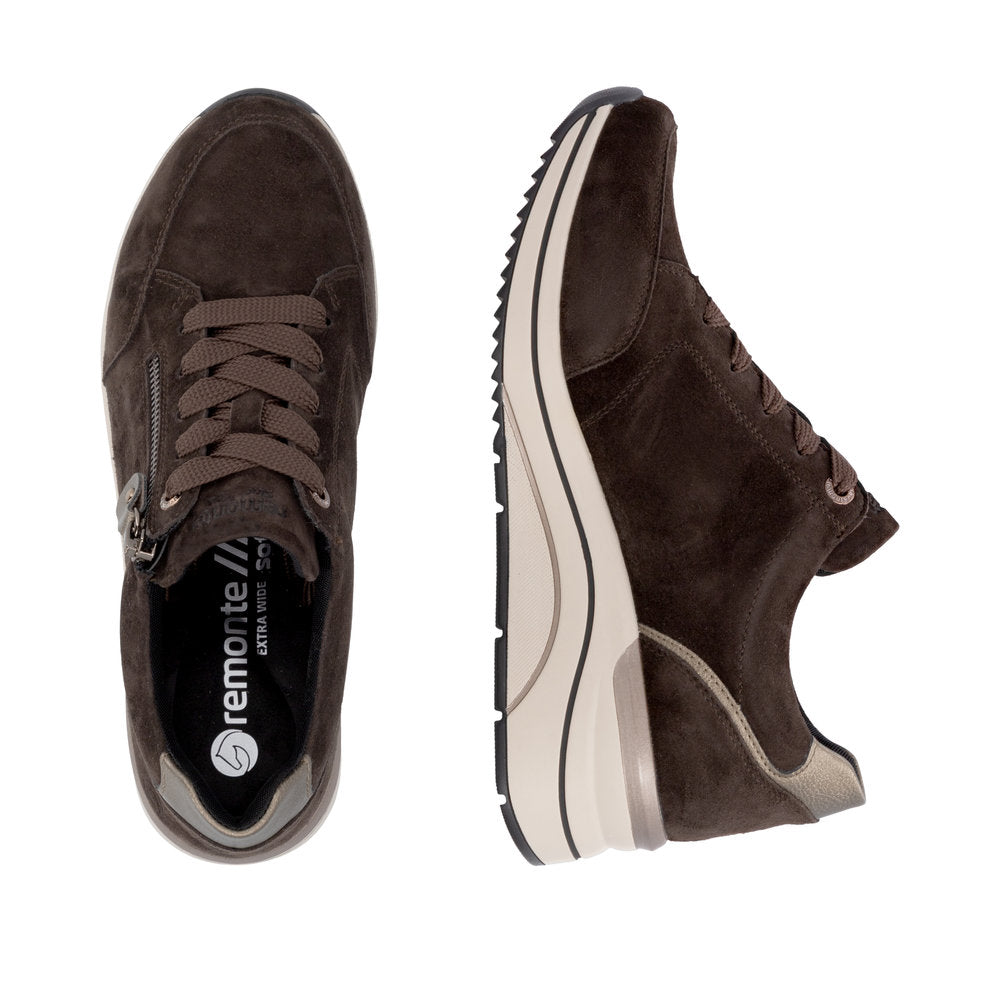 Remonte D0T03-25 Brown Combination Casual Shoes