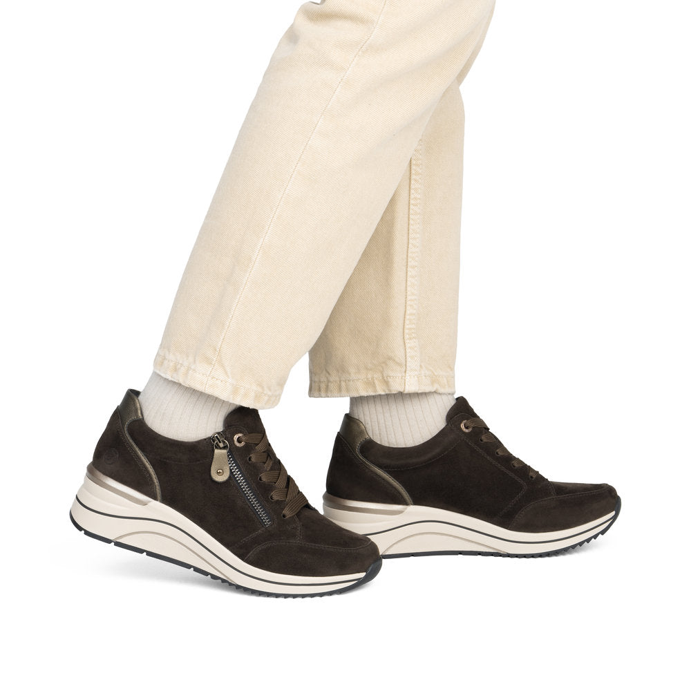 Remonte D0T03-25 Brown Combination Casual Shoes