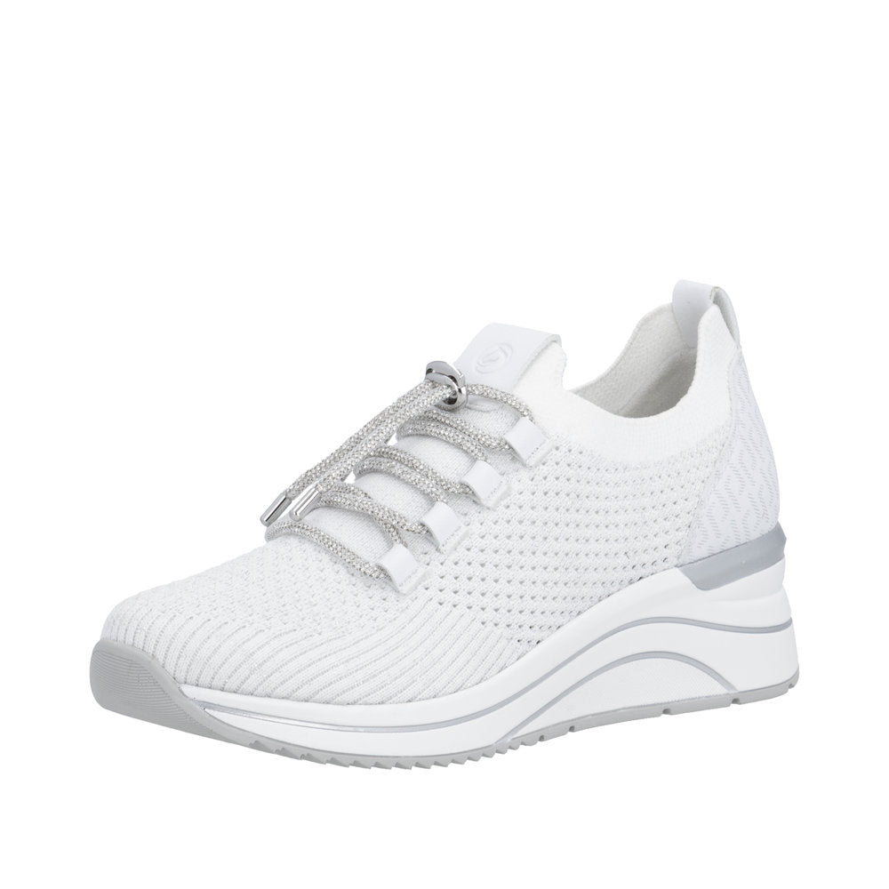 Remonte D0T18-80 White Silver Trainers
