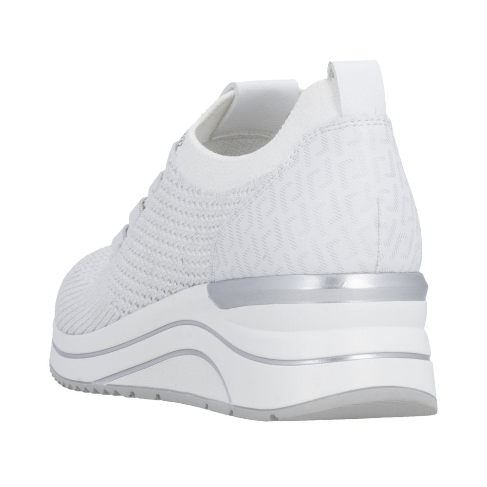 Remonte D0T18-80 White Silver Trainers