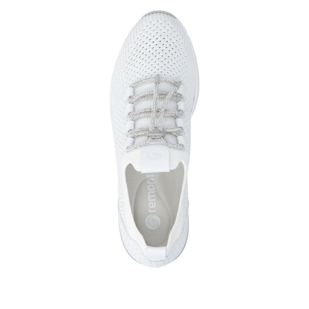Remonte D0T18-80 White Silver Trainers