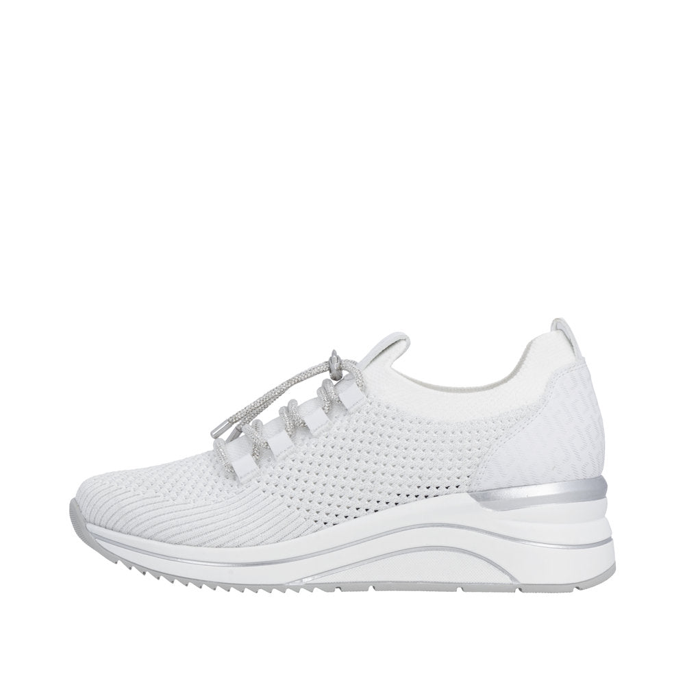Remonte D0T18-80 White Silver Trainers