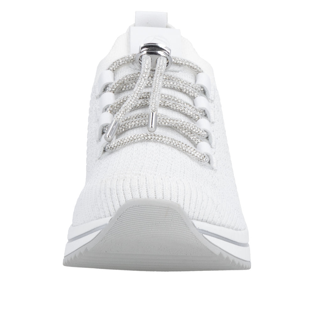 Remonte D0T18-80 White Silver Trainers