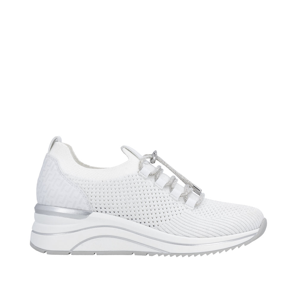 Remonte D0T18-80 White Silver Trainers