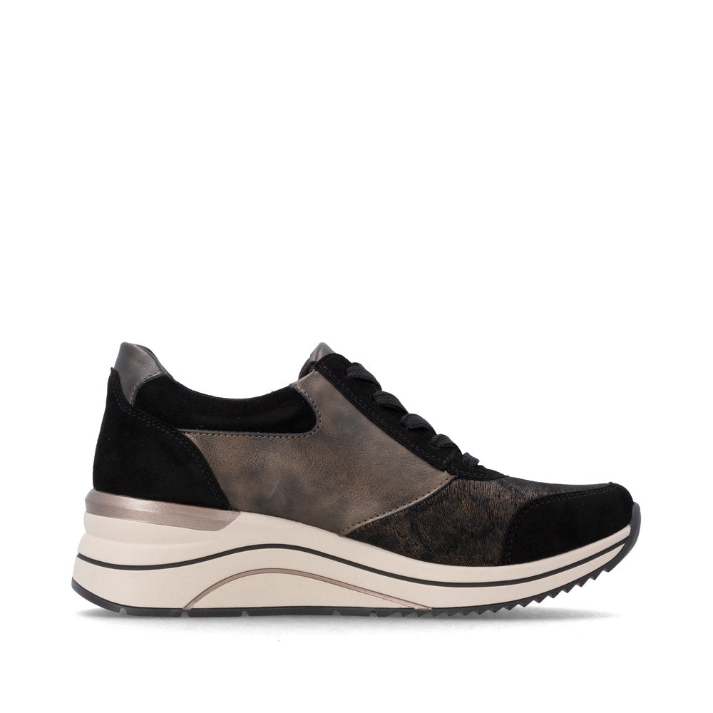 Remonte D0T23-03 Black Combination Casual Shoes