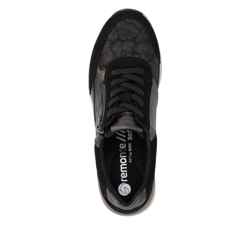 Remonte D0T23-03 Black Combination Casual Shoes