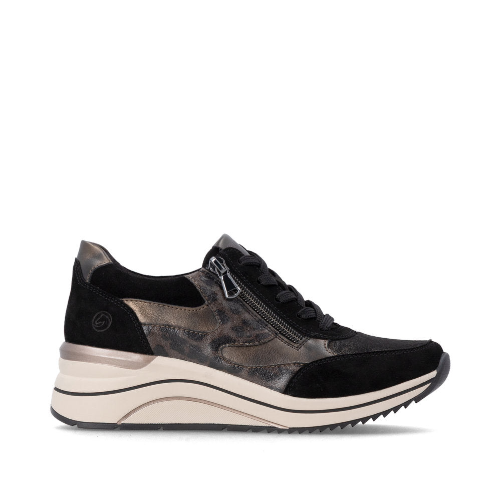 Remonte D0T23-03 Black Combination Casual Shoes