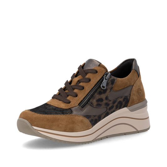 Remonte D0T23-24 Brown Combination Casual Shoes