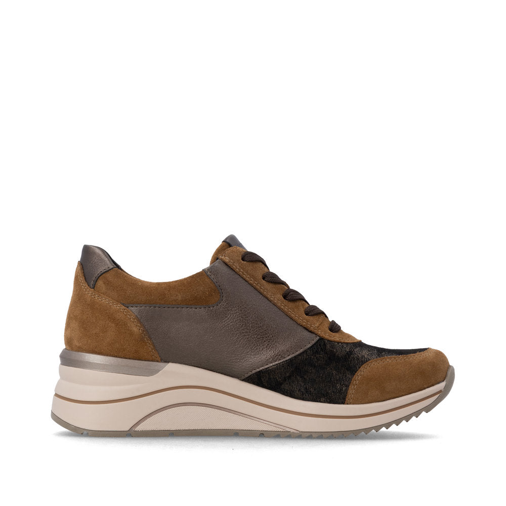 Remonte D0T23-24 Brown Combination Casual Shoes