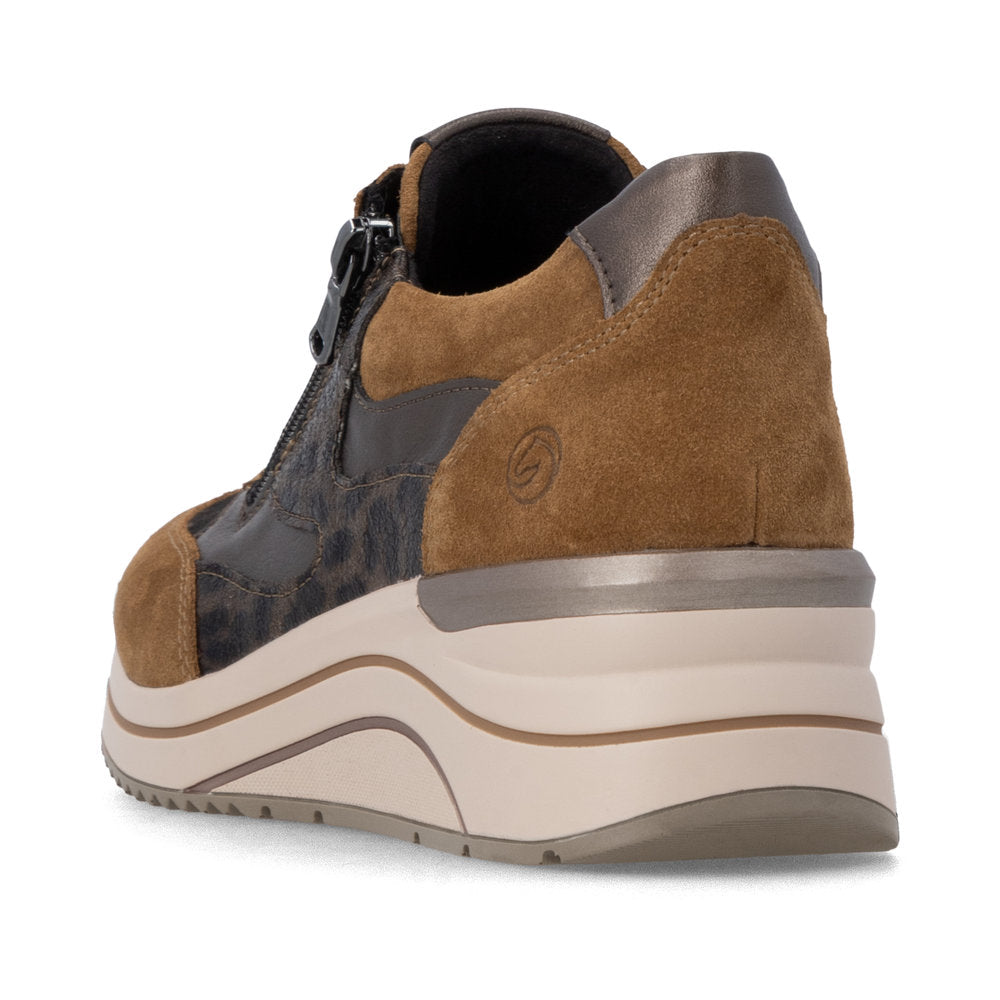Remonte D0T23-24 Brown Combination Casual Shoes