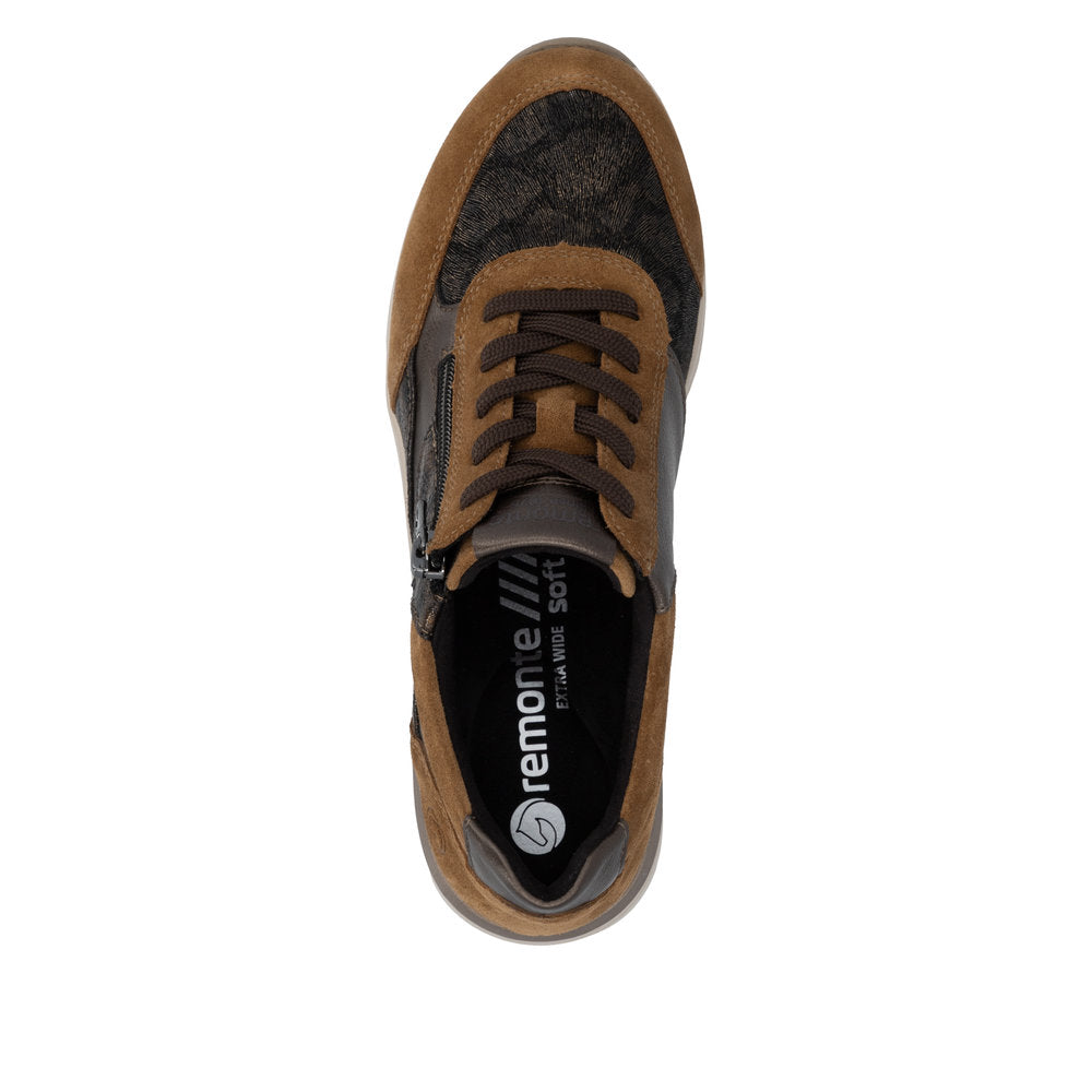 Remonte D0T23-24 Brown Combination Casual Shoes