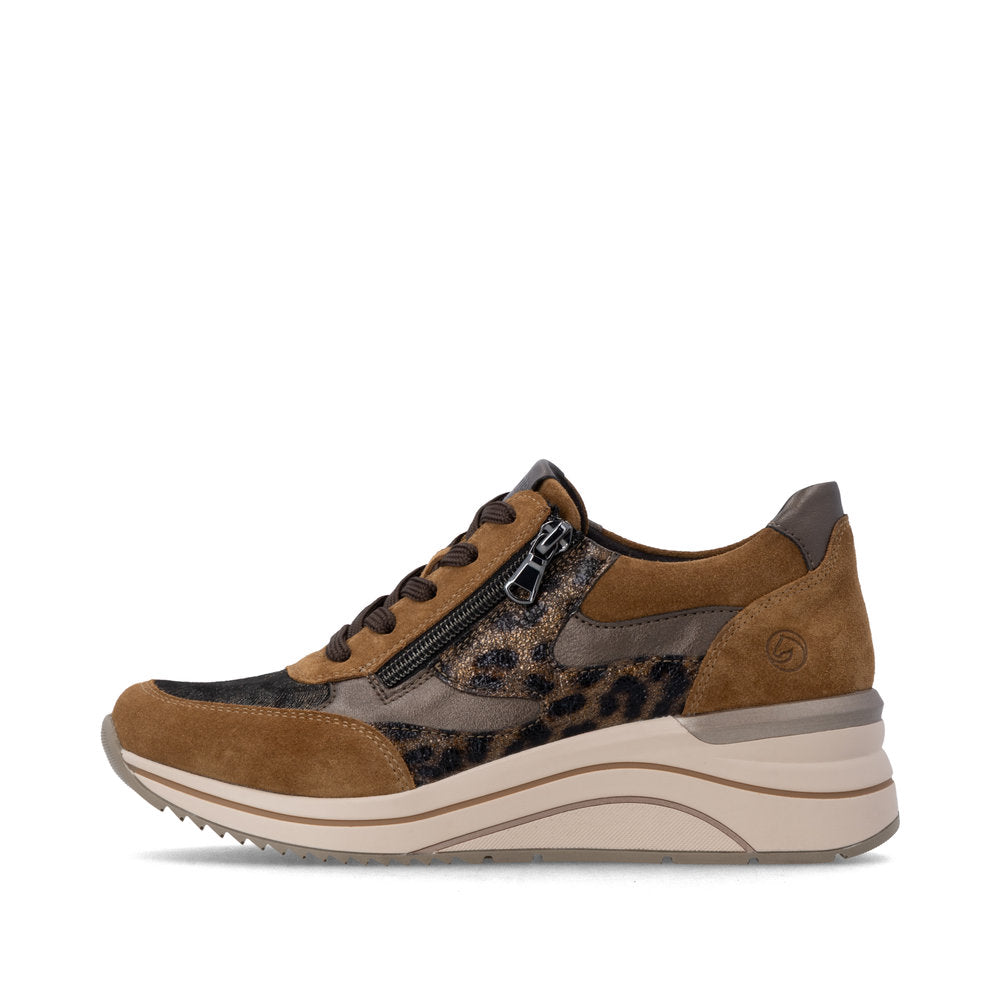 Remonte D0T23-24 Brown Combination Casual Shoes