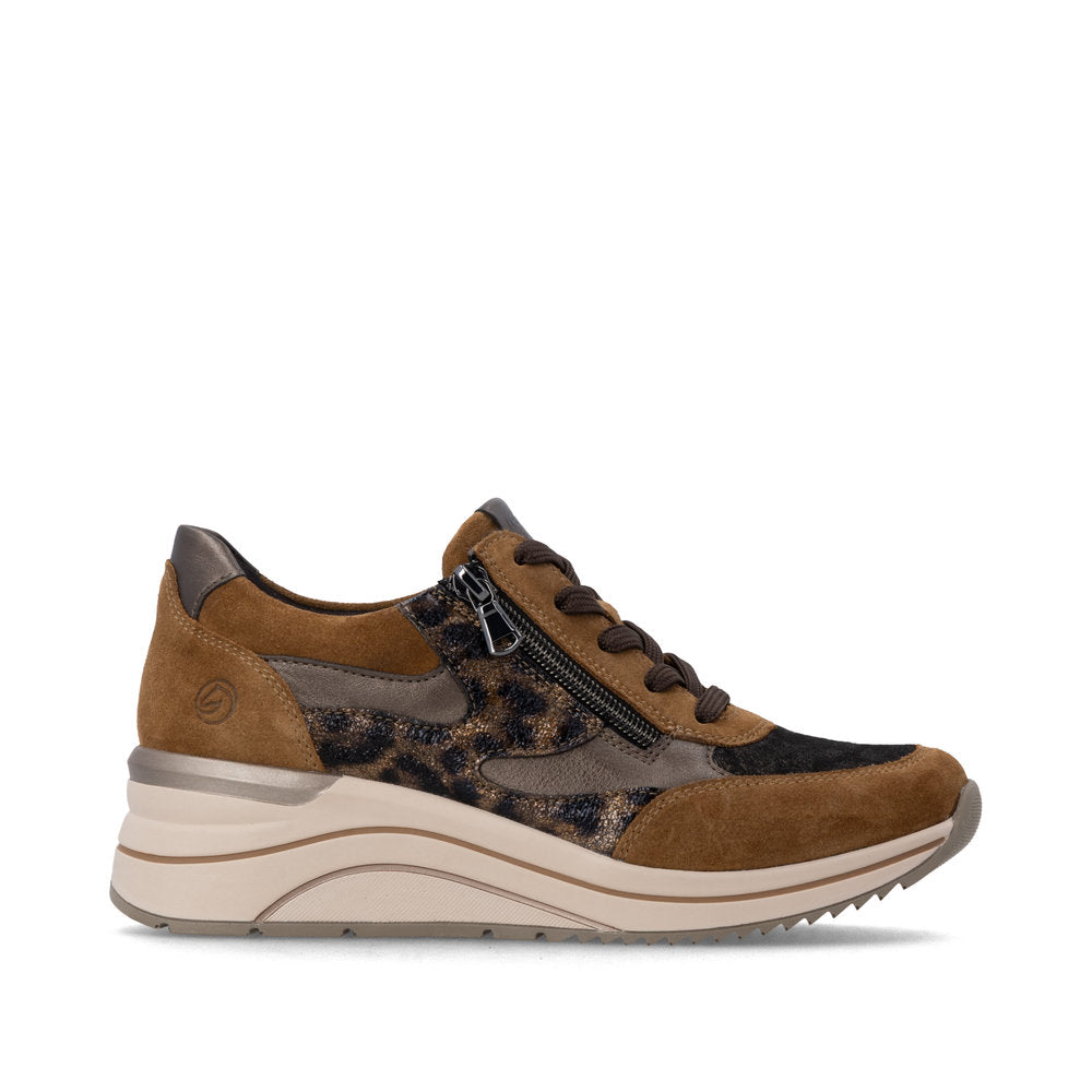 Remonte D0T23-24 Brown Combination Casual Shoes