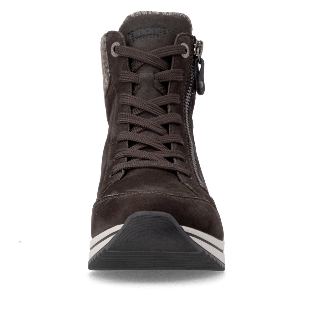 Remonte D0T77-25 Brown Combination Mid Height Boots