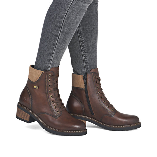 Remonte D1A70-24 Brown Mid Height Boots