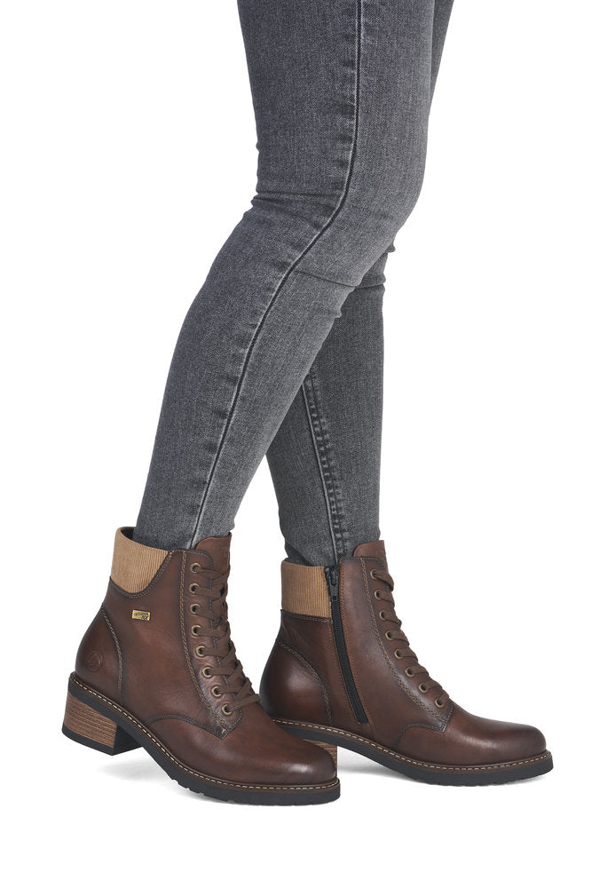 Remonte D1A70-24 Brown Mid Height Boots