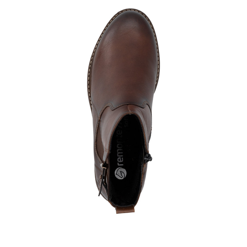 Remonte D1A82-22 Brown Mid Height Boots