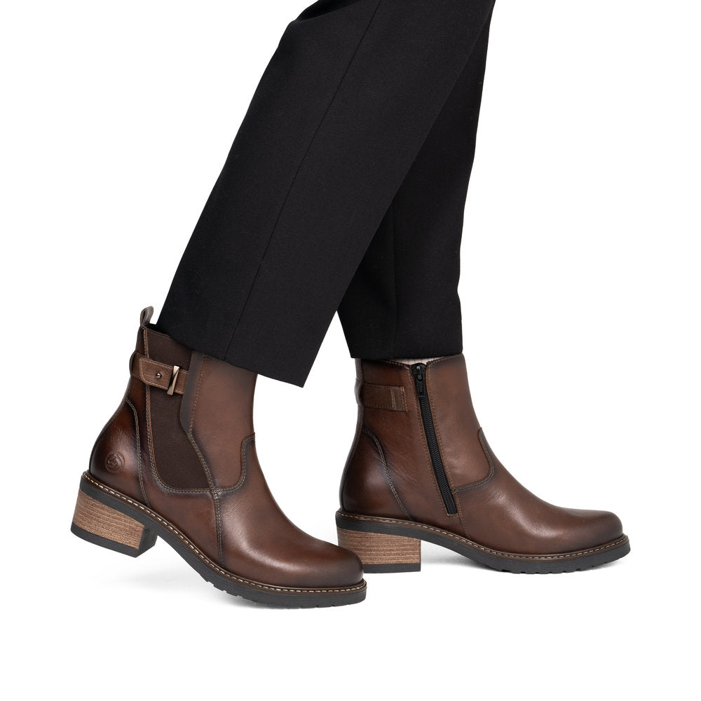 Remonte D1A82-22 Brown Mid Height Boots