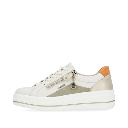 Remonte D1C01-81 Offwhite/Sage/Shell/Orange/Offwhite Trainers