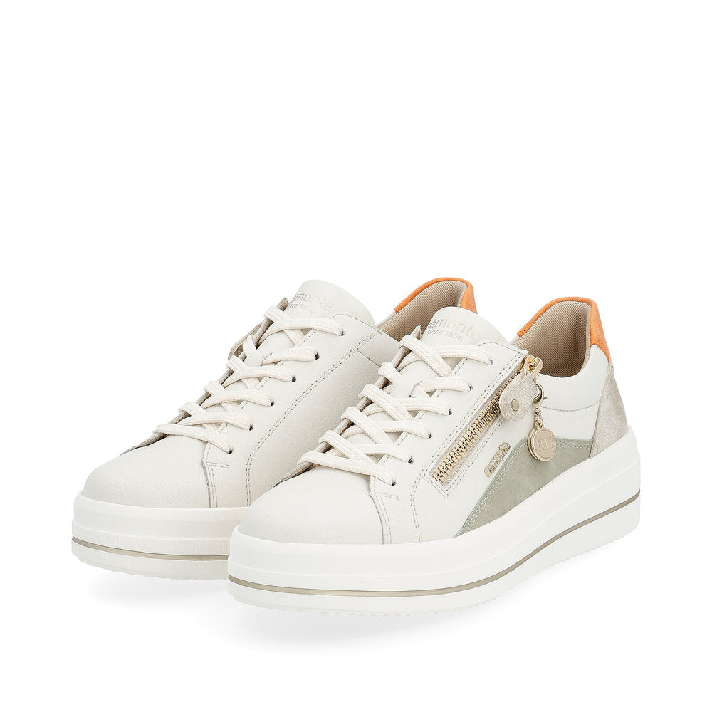 Remonte D1C01-81 Offwhite/Sage/Shell/Orange/Offwhite Trainers