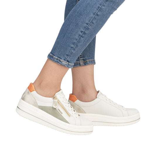 Remonte D1C01-81 Offwhite/Sage/Shell/Orange/Offwhite Trainers