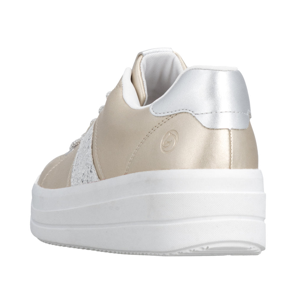 Remonte D1C10-91 Pale Gold / Silver Trainers