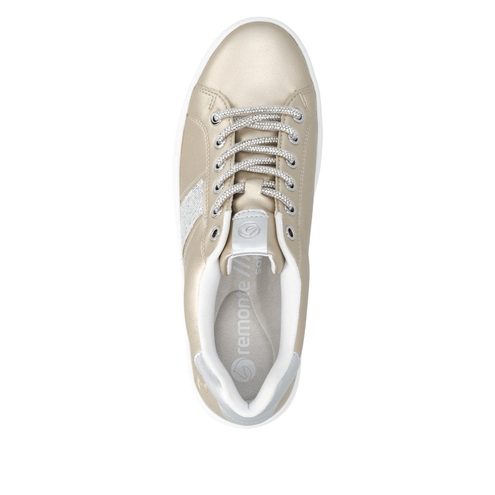 Remonte D1C10-91 Pale Gold / Silver Trainers