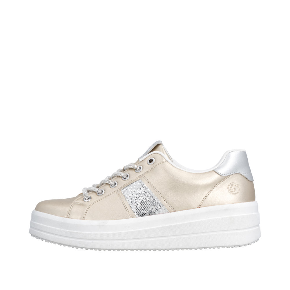 Remonte D1C10-91 Pale Gold / Silver Trainers