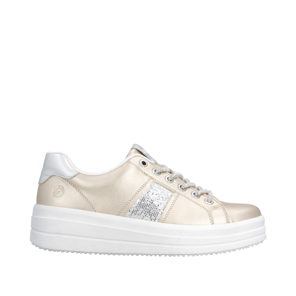 Remonte D1C10-91 Pale Gold / Silver Trainers