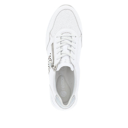 Remonte D1G00-80 White/Silver/White Trainers