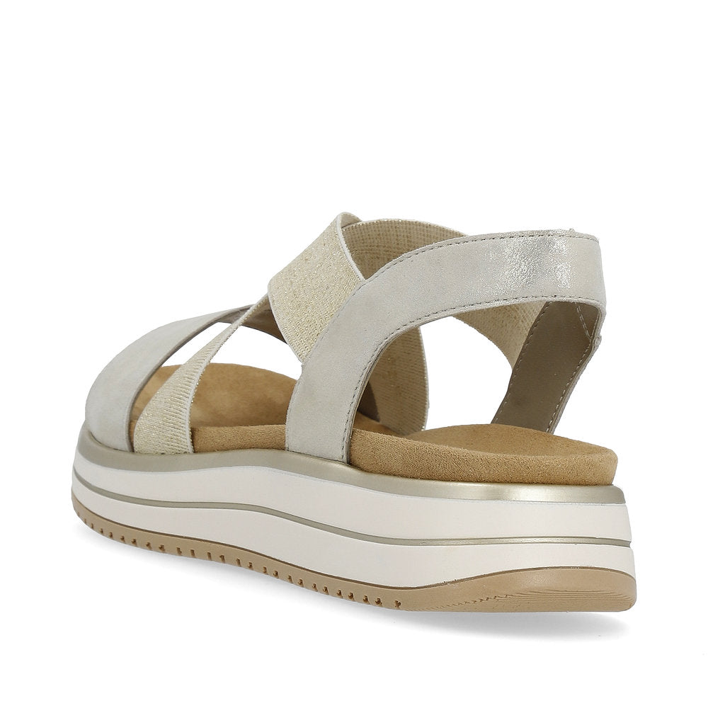 Remonte D1J50-90 Shell/Beige-Gold Sandals