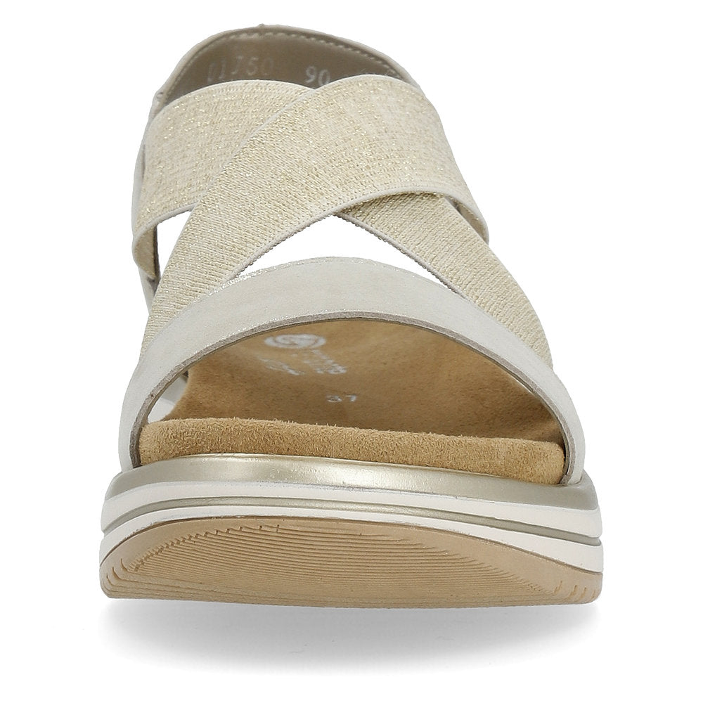 Remonte D1J50-90 Shell/Beige-Gold Sandals