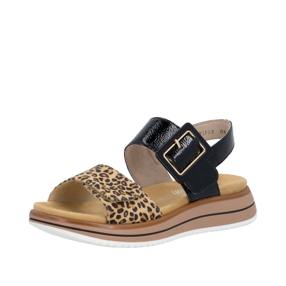 Remonte D1J53-04 Leo Black Sandals